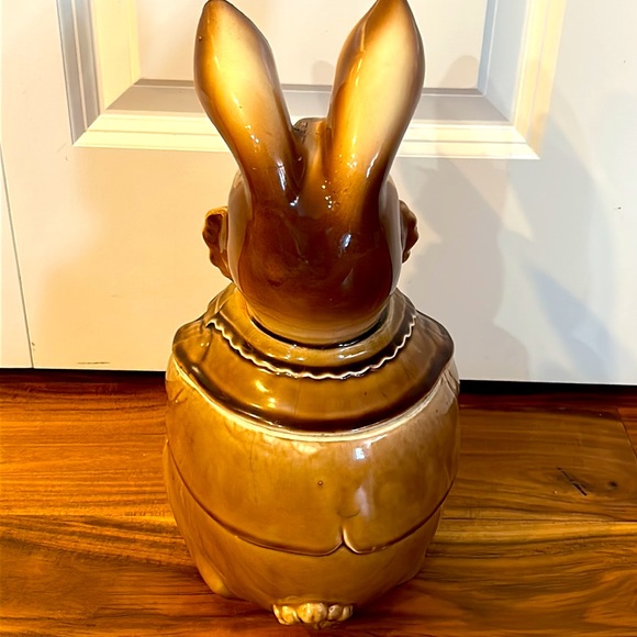 Vintage Cookie Jar Royal Sealy Peter Rabbit Bunny Cookie Jar - Picture 4 of 8